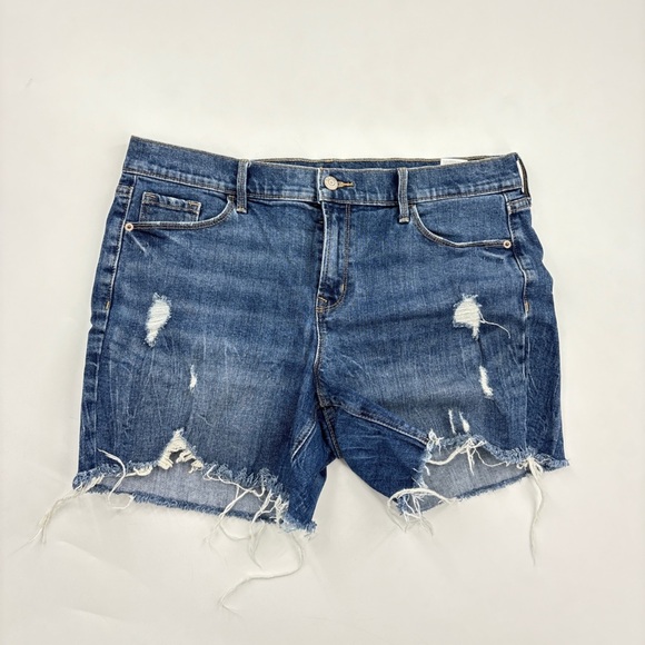 Old Navy Pants - Old Navy Ripped Blue Jean Shorts